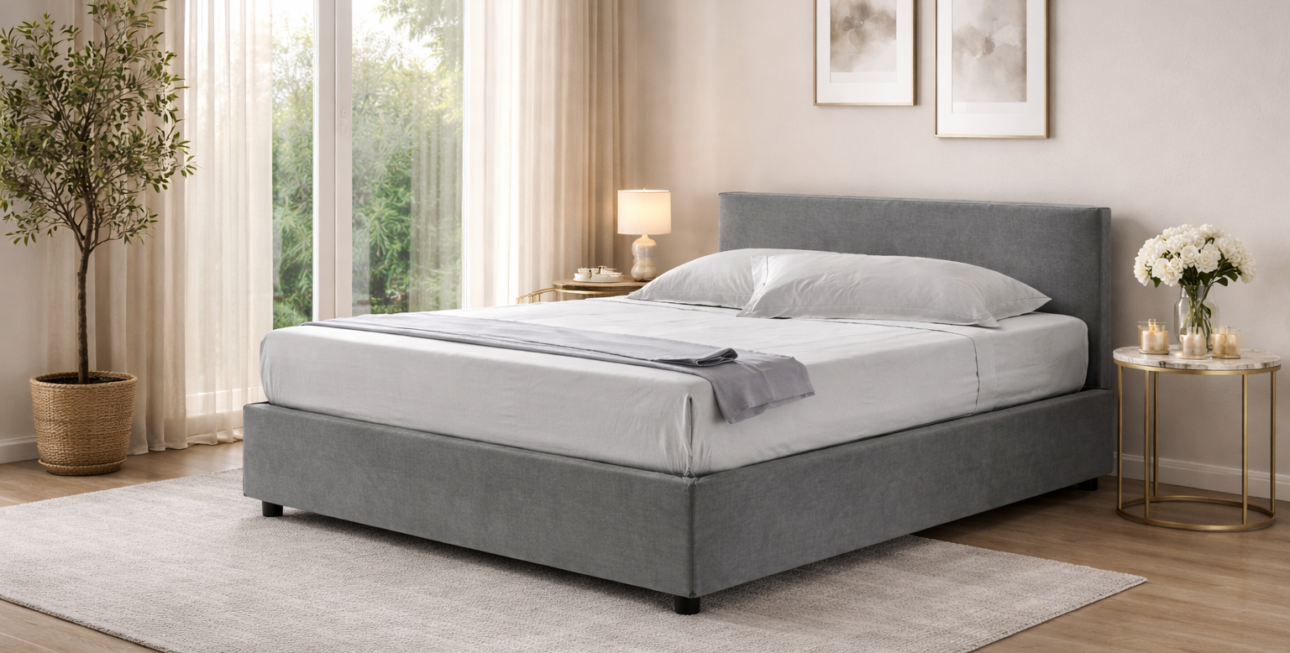 Camera da letto moderna e luminosa (2)