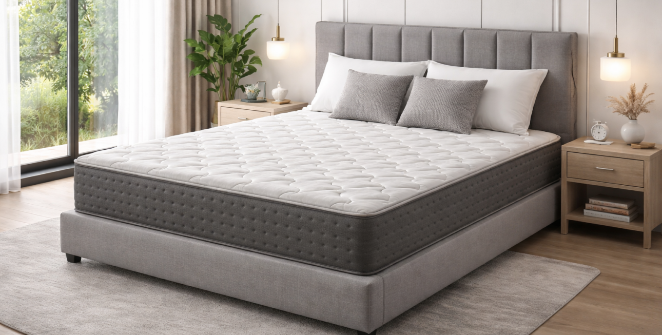 Camera di letto moderna e luminosa